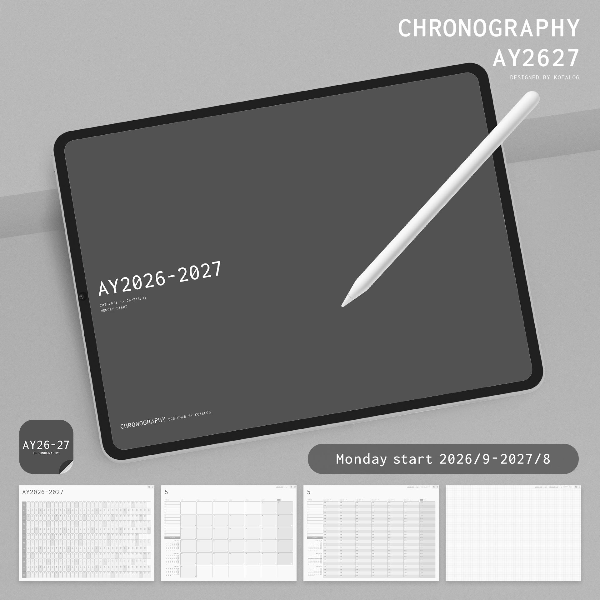 CHRONOGRAPHY AY2026-2027