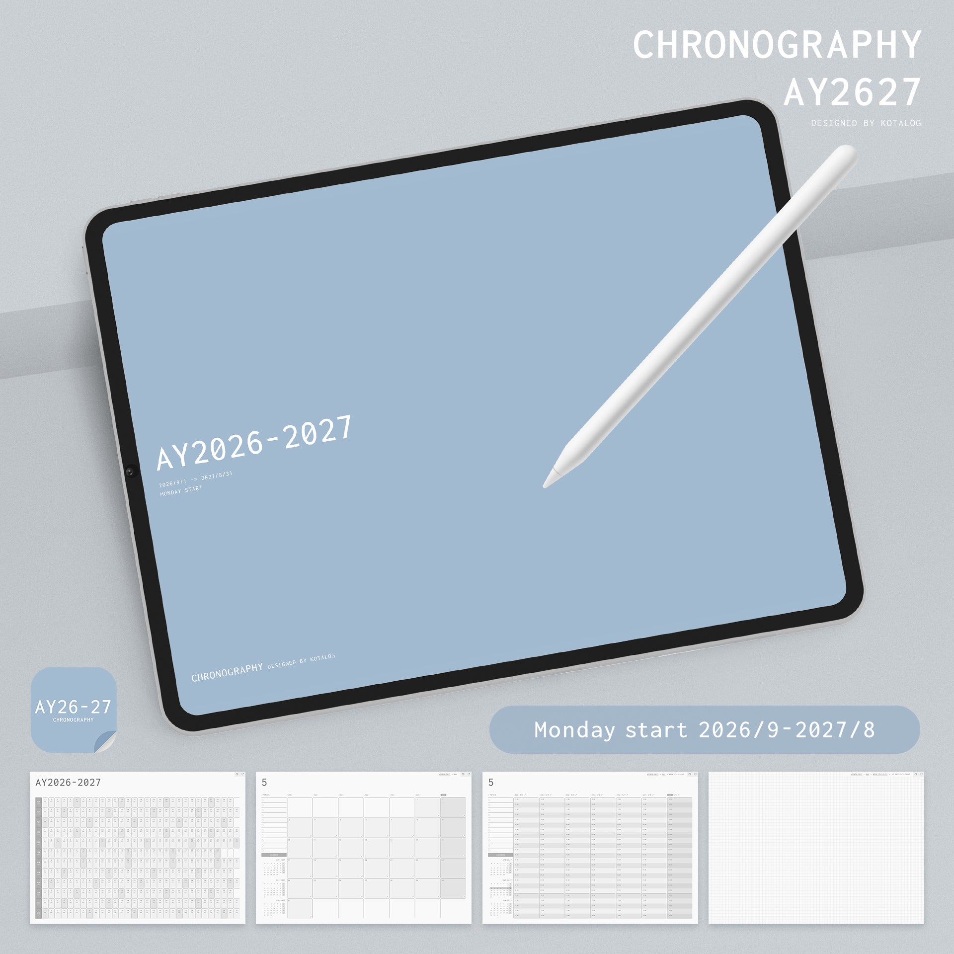 CHRONOGRAPHY AY2026-2027