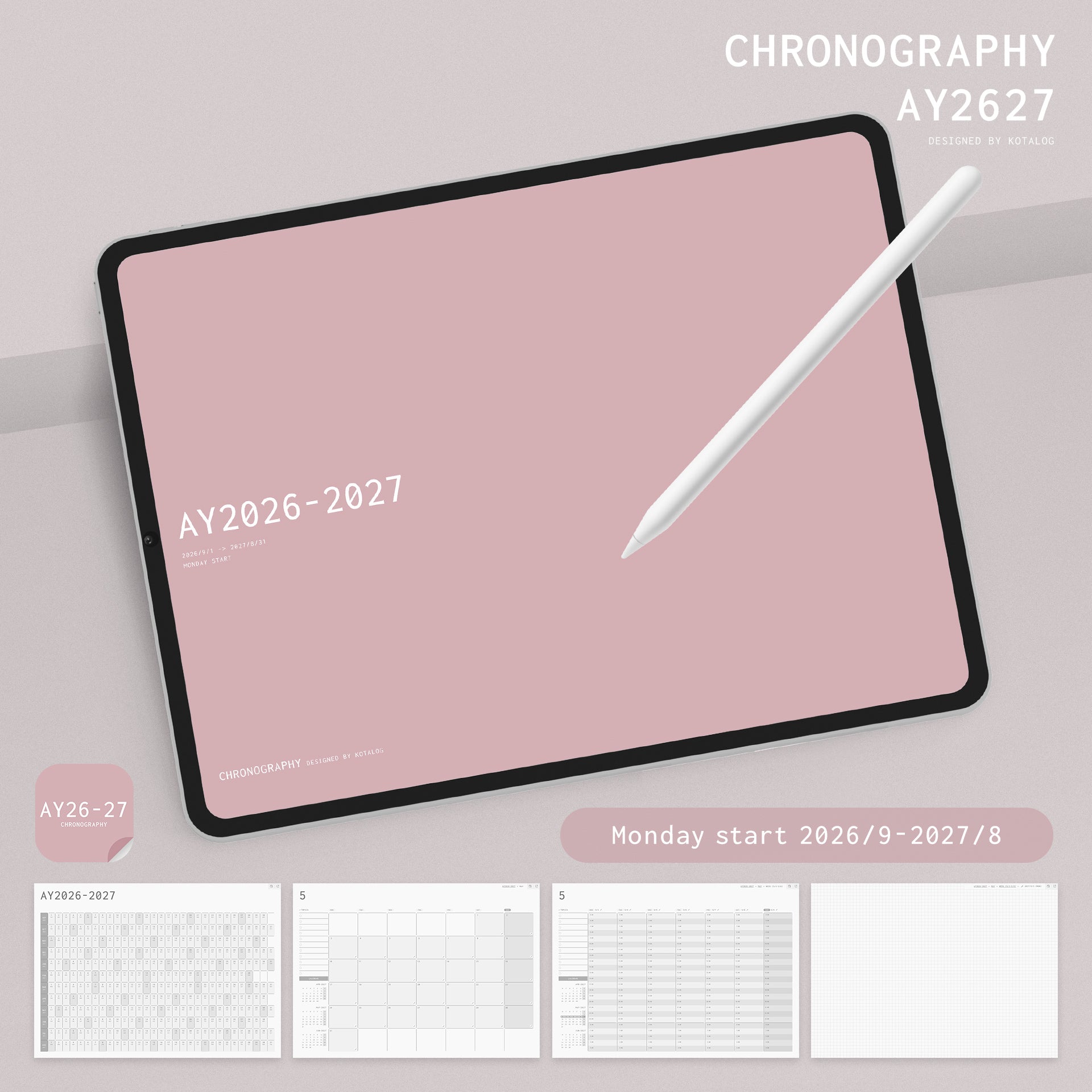CHRONOGRAPHY AY2026-2027
