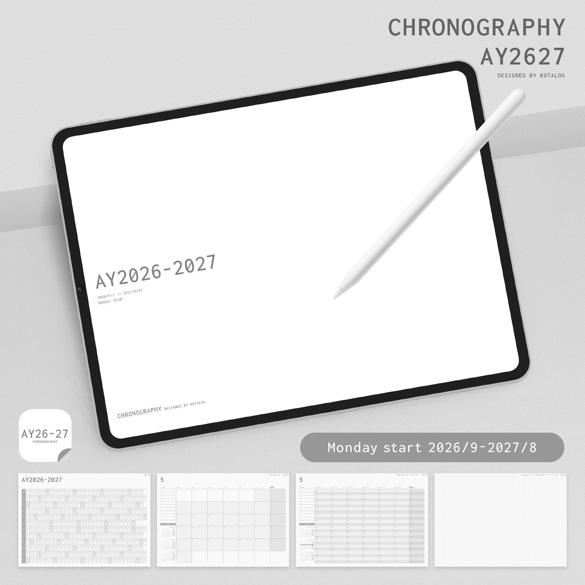CHRONOGRAPHY AY2026-2027