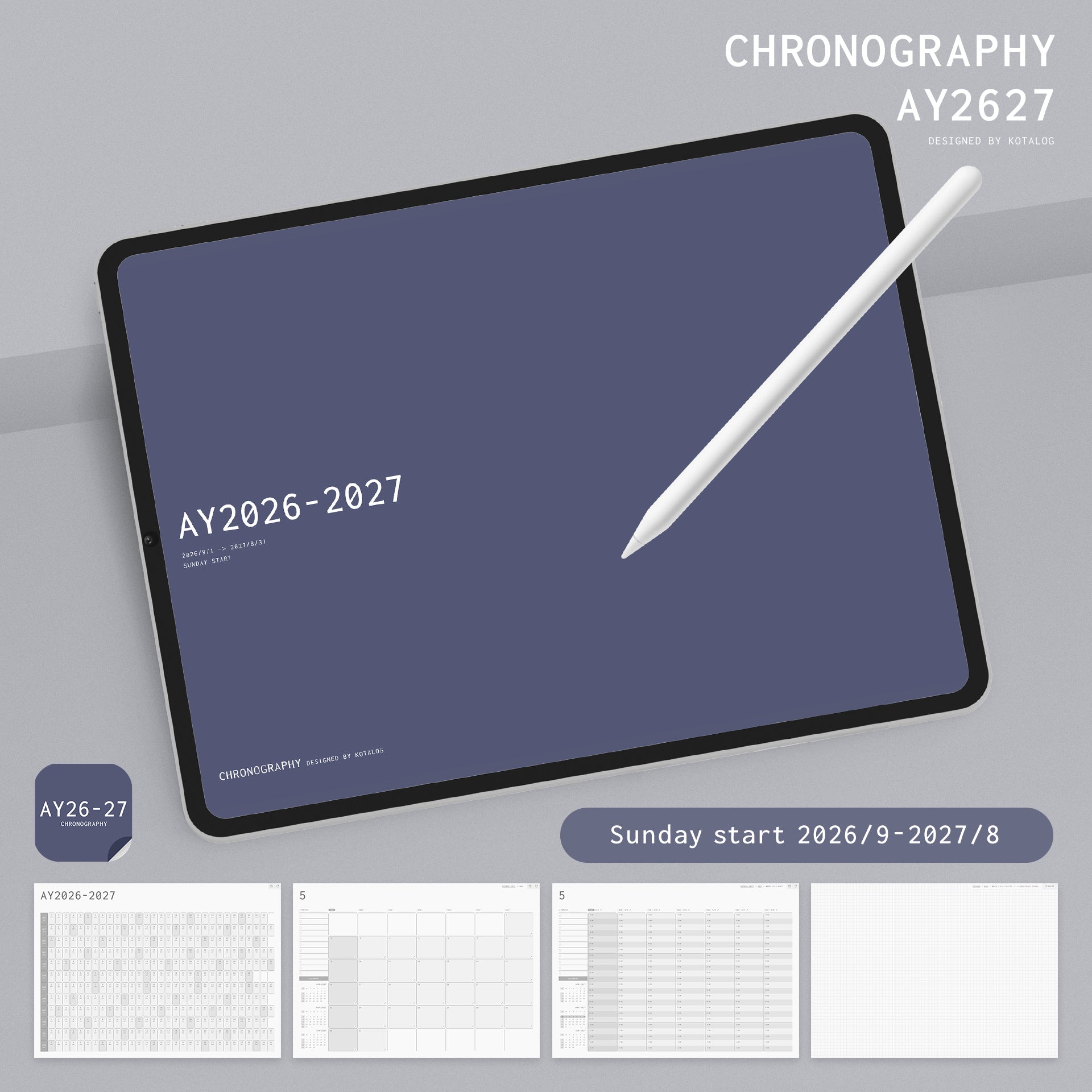 CHRONOGRAPHY AY2026-2027
